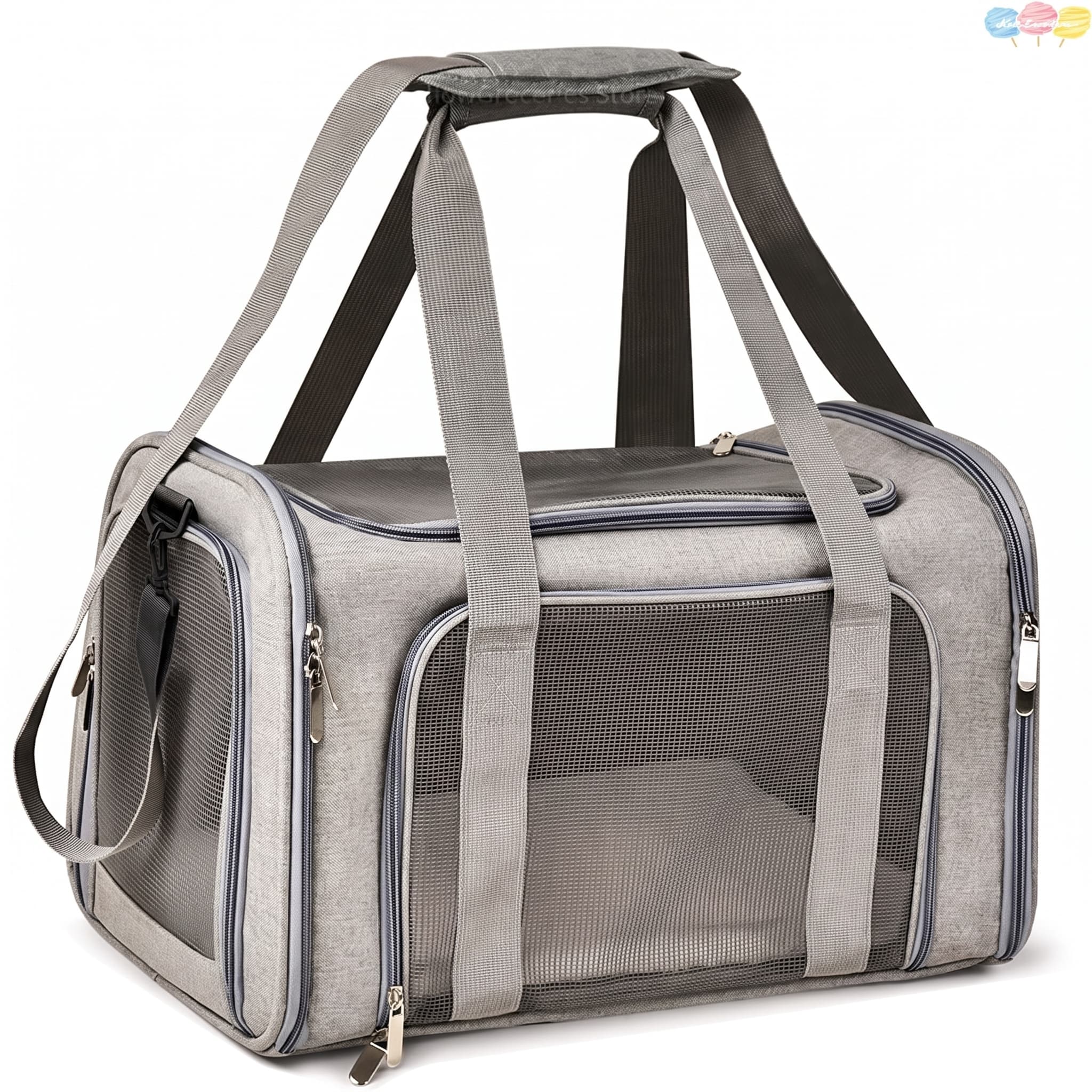 Atmungsaktive Transporttasche für Katzen & kleine Hunde (S/L/XL)